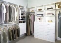 Luxurious Closet Organizer Systems With Drawers Picture