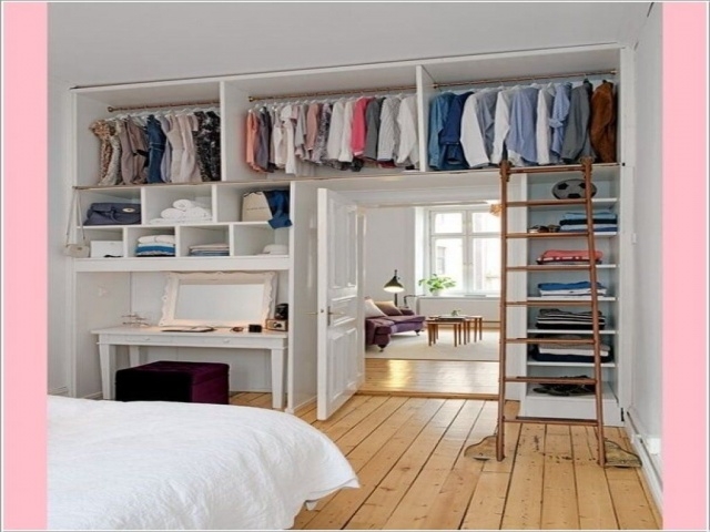 Luxurious Clothing Storage Ideas For Small Bedrooms Photo