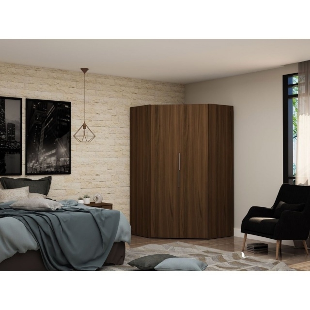 Luxurious Corner Wardrobe Closet Picture