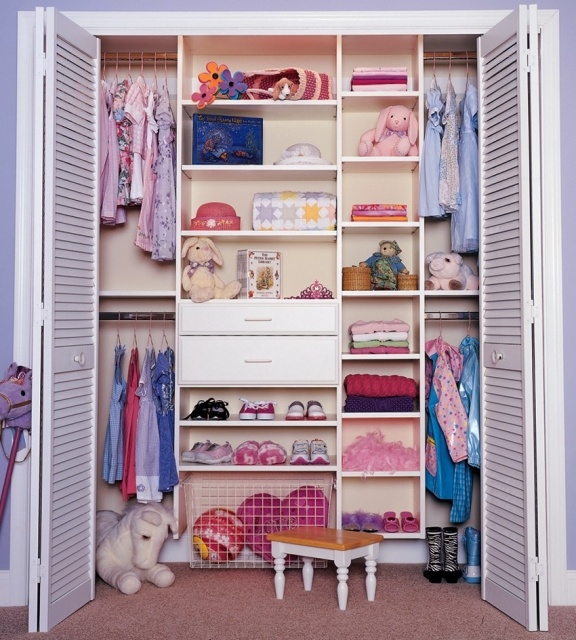 Luxurious Kids Room Closet Pic