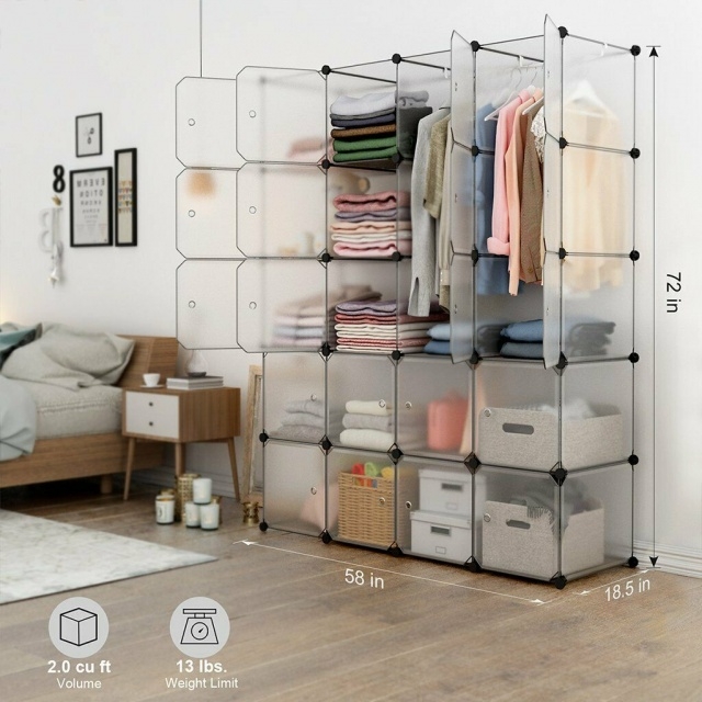 Luxurious Modular Closet Storage Pics