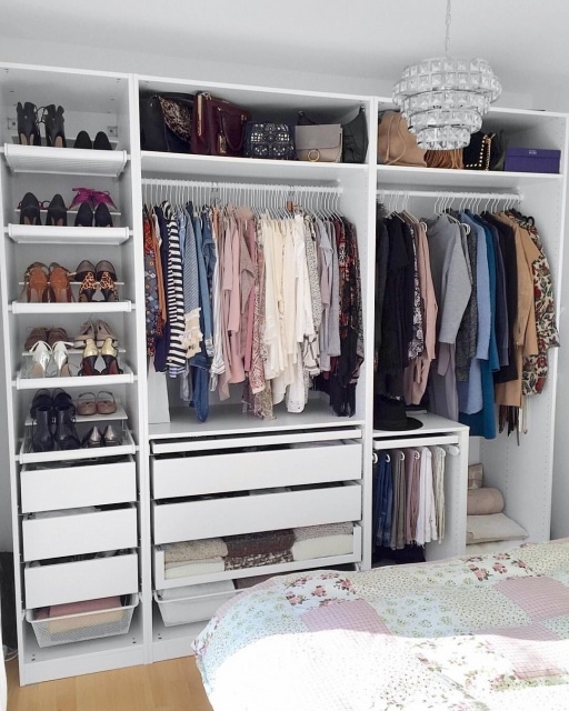 Luxurious Open Wardrobe Ideas Images