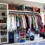 Luxurious Small Closet Lots Of Clothes Photo