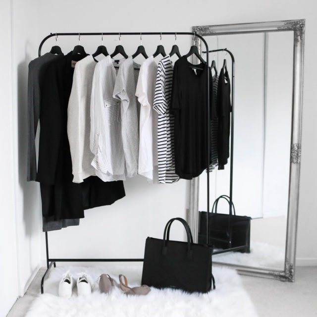Luxury Black And White Closet Pictures