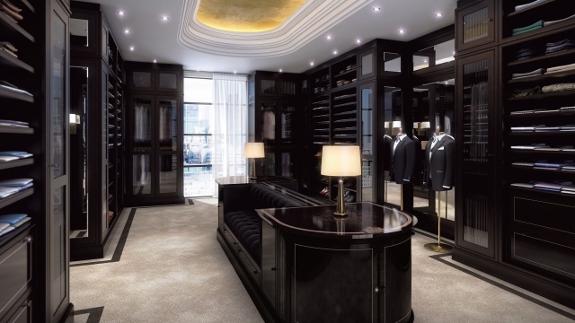 Luxury Black Walk In Closet Pictures