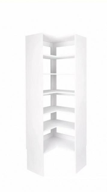 Luxury Corner Closet Organizer Picture