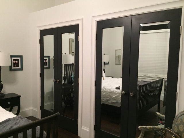 Luxury Frameless Mirror Bifold Closet Doors Picture