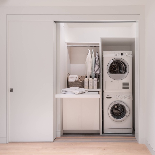 Luxury Laundry Closet Ideas Stackable Photos