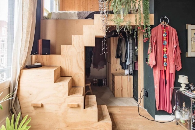 Luxury Loft Bed With Walk In Closet Underneath Pictures