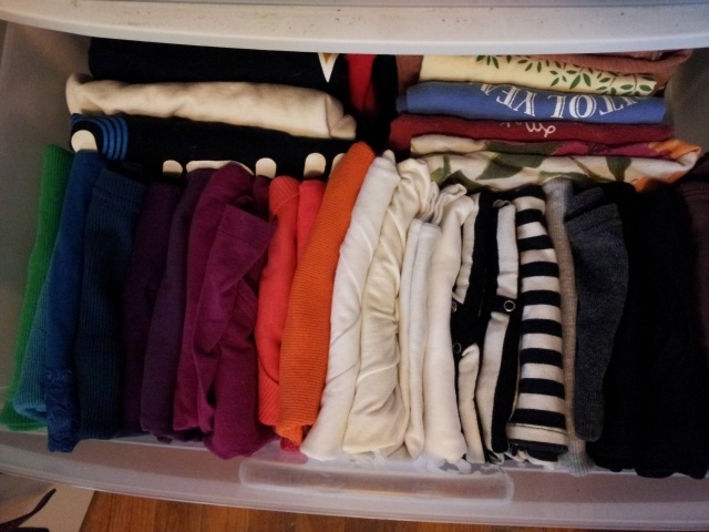 Luxury Organizing Folded Clothes In Closet Pictures