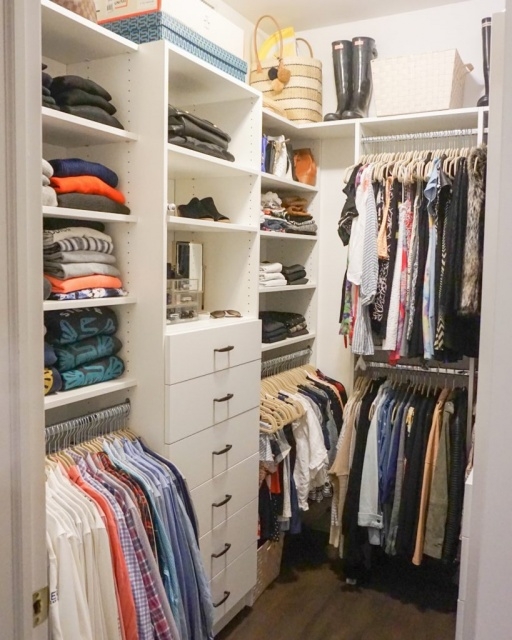 Luxury Walk In Closet For Couples Photo