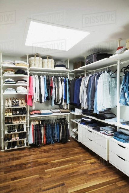 Marvelous Walk In Closet With Window Image