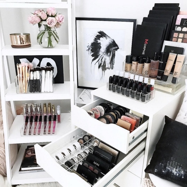 Mesmerizing Makeup Closet Organizer Photo