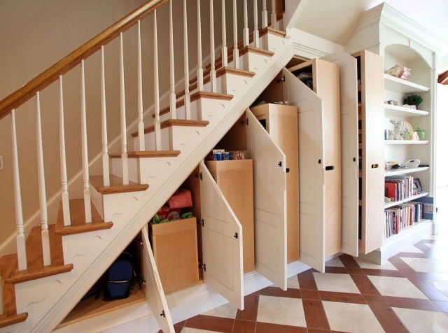 Mesmerizing Staircase Cupboard Ideas Pic
