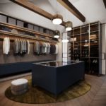 Mesmerizing Walk In Closet With Bathroom Image