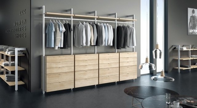 Most Creative Wardrobe Hanging Rail Systems Photos