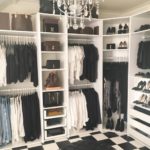 Most Inspiring Black And White Walk In Closet Image