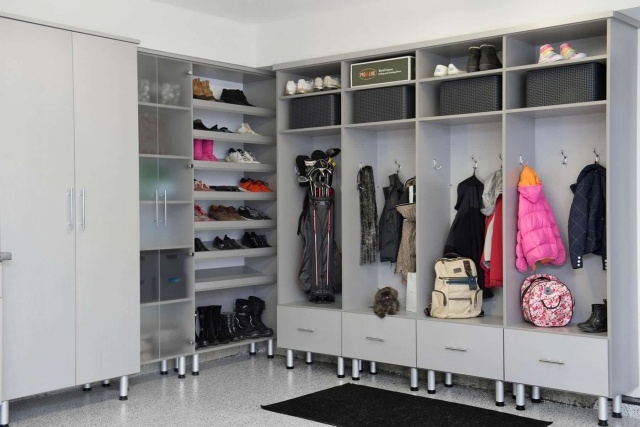 Most Inspiring Garage Clothes Closet Image