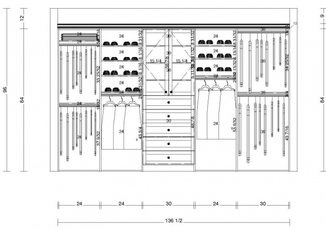 Most Inspiring Walk In Closet Layout Plans Images