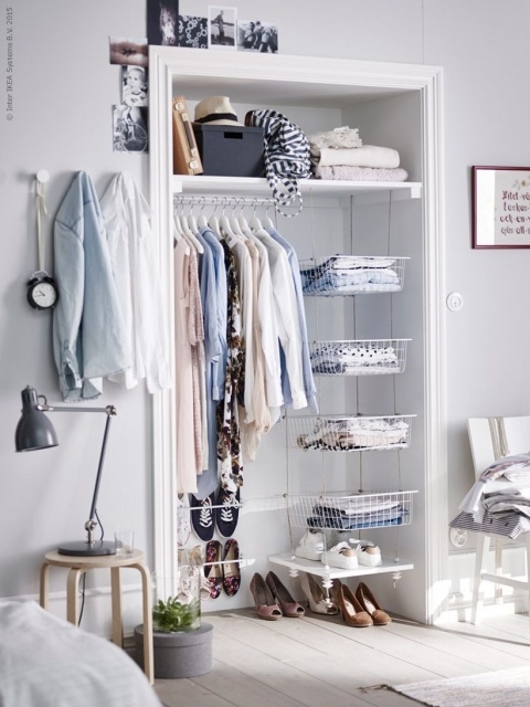 Outstanding Minimalist Walk In Closet Photos