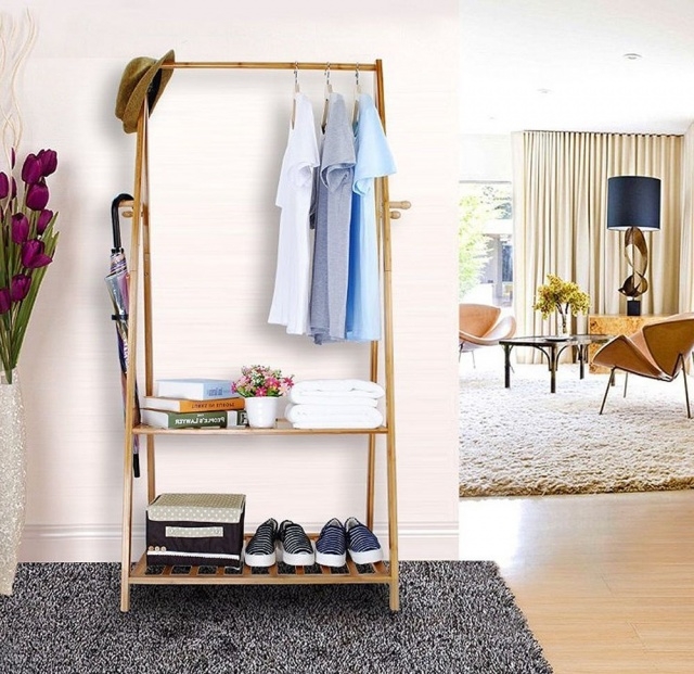 Outstanding Wooden Open Wardrobe Photos