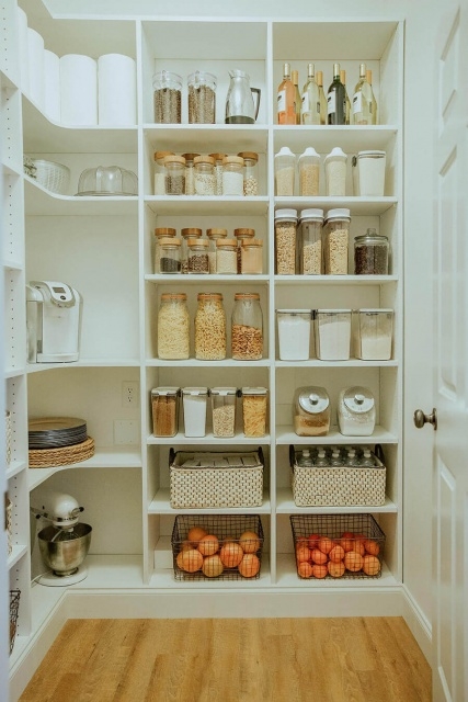 Popular Pantry Shelf Design Image