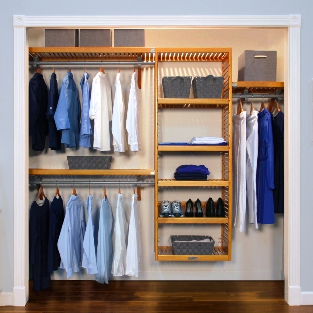 Remarkable Closet Organizer Wood Image