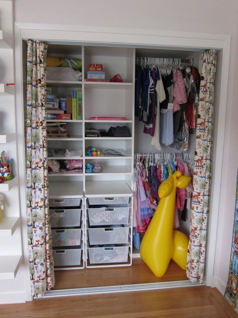 Remarkable Closet Without Doors Ideas Images