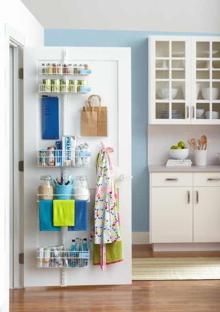 Simple Back Of Closet Door Storage Photo