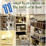 Simple Back Of Closet Door Storage Photos