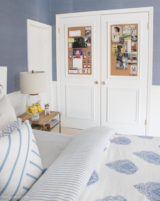 Simple Bedroom Closet Doors Picture