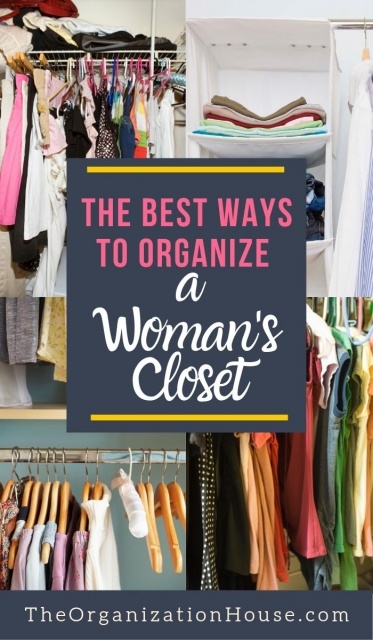 Simple Best Way To Organize A Woman's Closet Pic