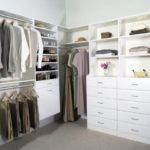 Simple Closet Storage Systems Photo