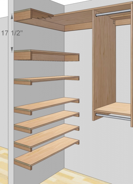 Simple How To Build A Closet Organizer Images