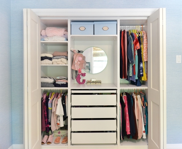 Simple Ikea Pax Wardrobe Interior Ideas Image