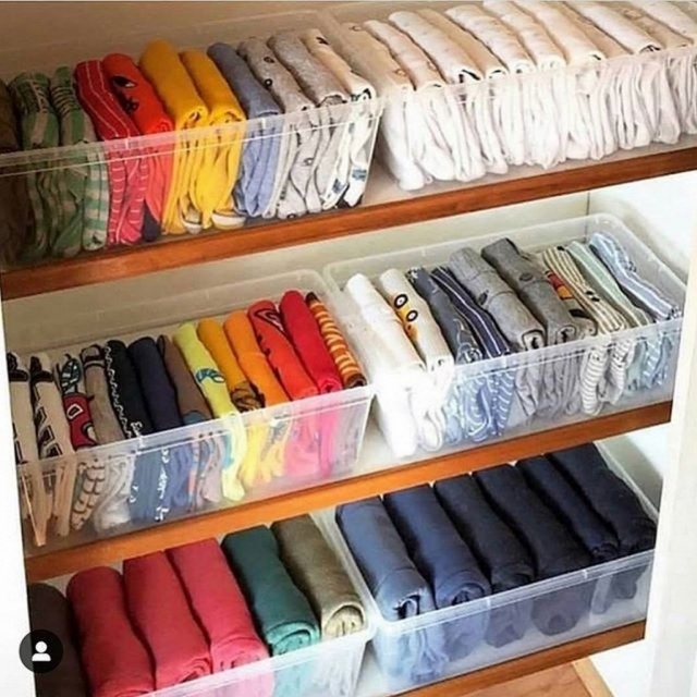 Simple Japanese Clothes Storage Ideas Photo