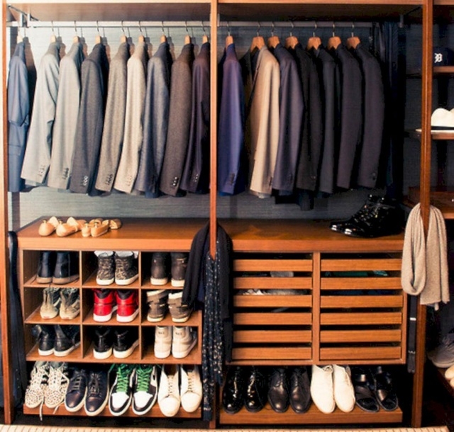 Simple Men's Wardrobe Design Ideas Image