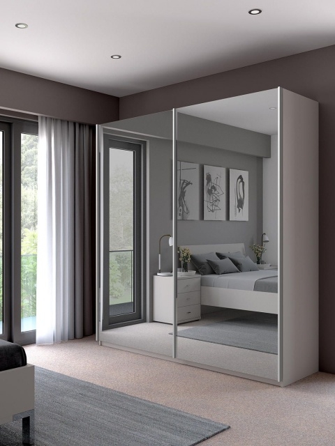 Simple Mirrored Wardrobe Doors Picture