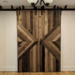 Simple Sliding Barn Door Closet Picture