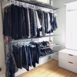 Simple Small Closet Room Design Picture