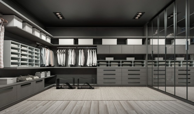 Simple Walk In Closet Black Pictures