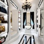 Splendid Black And White Walk In Closet Photo