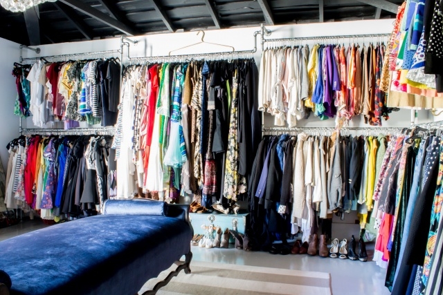 Splendid Garage Clothes Closet Image