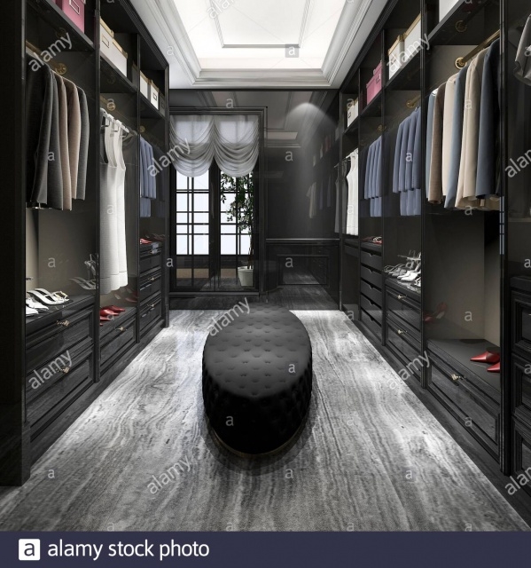 Splendid Walk In Closet Black Images