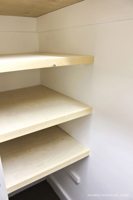 Splendid Wood Closet Shelving Picture