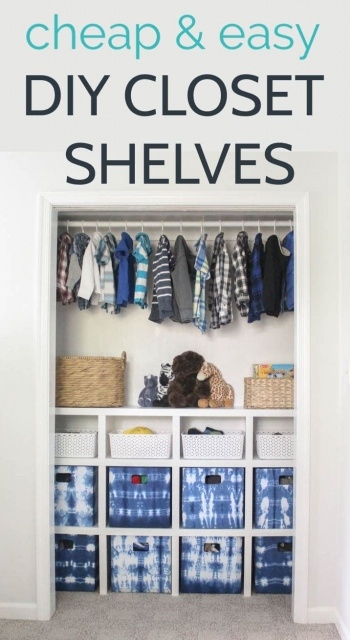 Stunning Cheap Diy Closet Photos