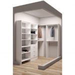 Stunning Corner Walk In Wardrobe Image