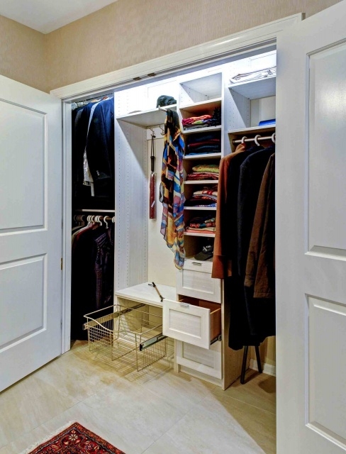 Stunning Deep Corner Reach In Closet Picture