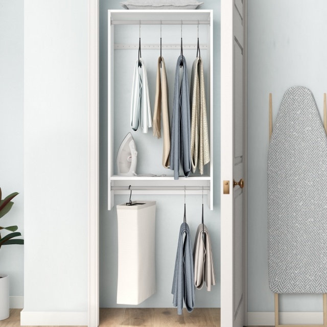 Stunning Double Hanging Wardrobe Photos