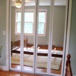 Stunning Folding Mirror Closet Doors Photo